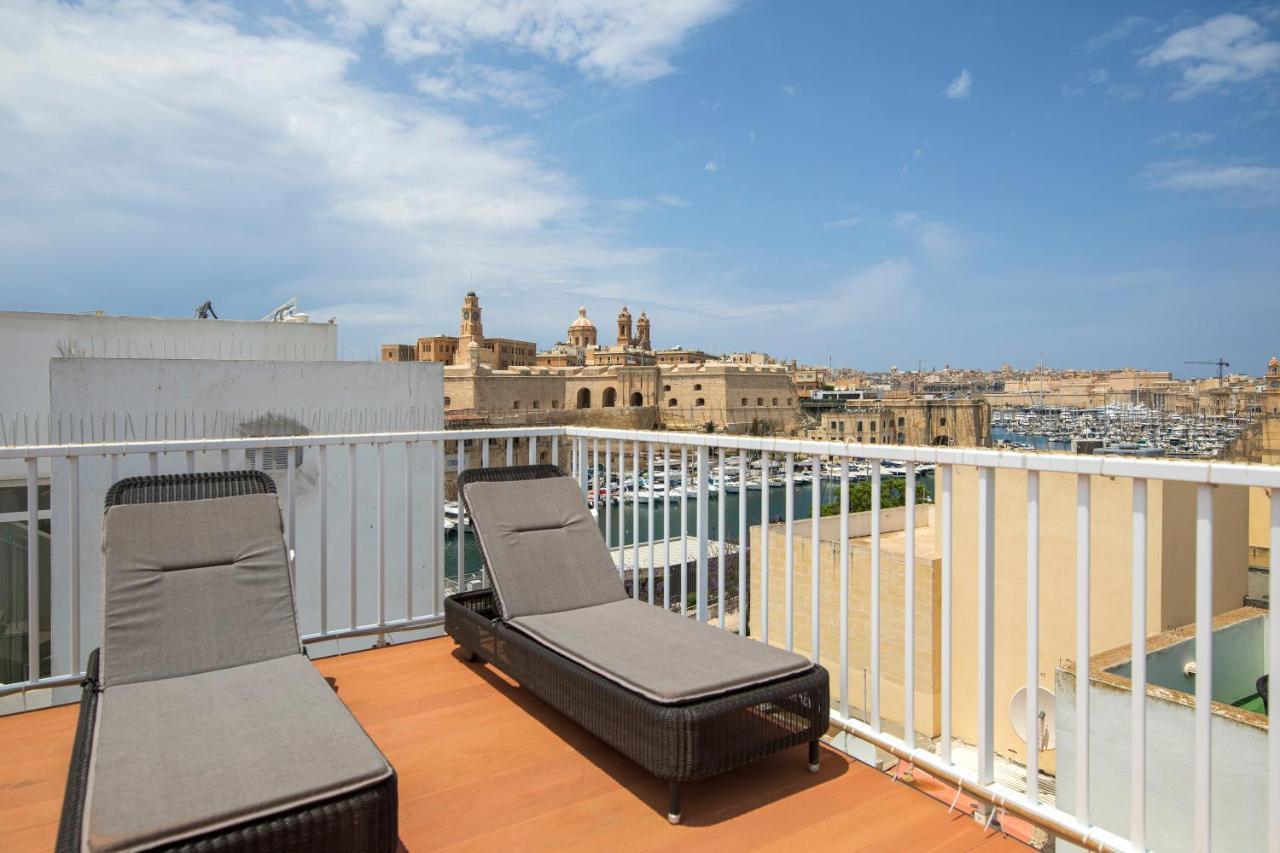 Traditional & Modern Maltese Townhouse - Rooftop Terrace And Sea Views, Close To Birgu Waterfront Cospicua Esterno foto